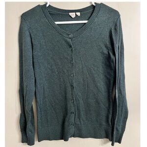 GAP Cardigan Sweater grey button up